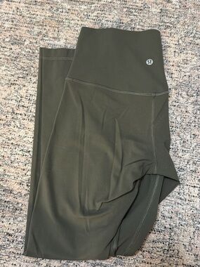 lululemon athletica Olive Green High-Rise Leggings